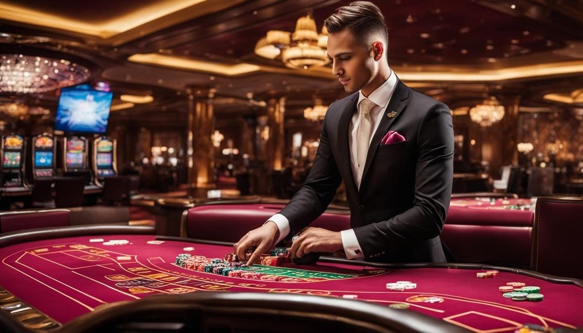 Live Andar Bahar table at doremi88 slot showing dealer and two-sided card layout